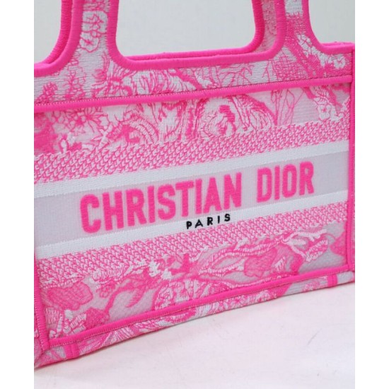 Replica Christian Dior Mini Dior Book Tote Peachblow