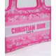 Replica Christian Dior Mini Dior Book Tote Peachblow