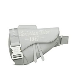 Replica Christian Dior Saddle Bag Gray