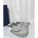 Replica Christian Dior Saddle Bag Gray