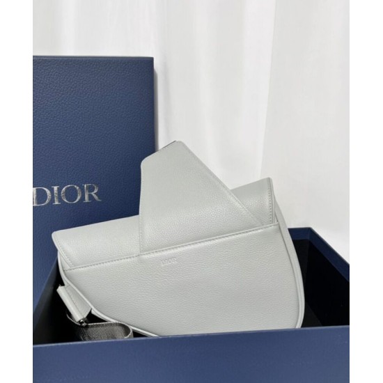 Replica Christian Dior Saddle Bag Gray