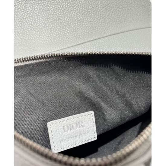 Replica Christian Dior Saddle Bag Gray