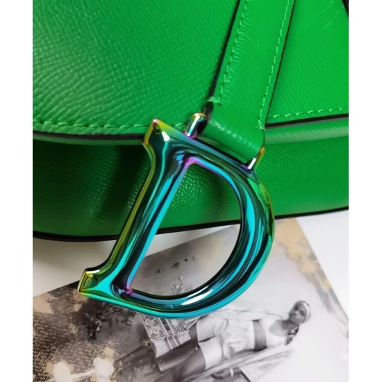 Fake Christian Dior Saddle Bag Gray Replica