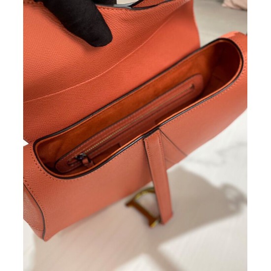 Replica Christian Dior Saddle Bag Red