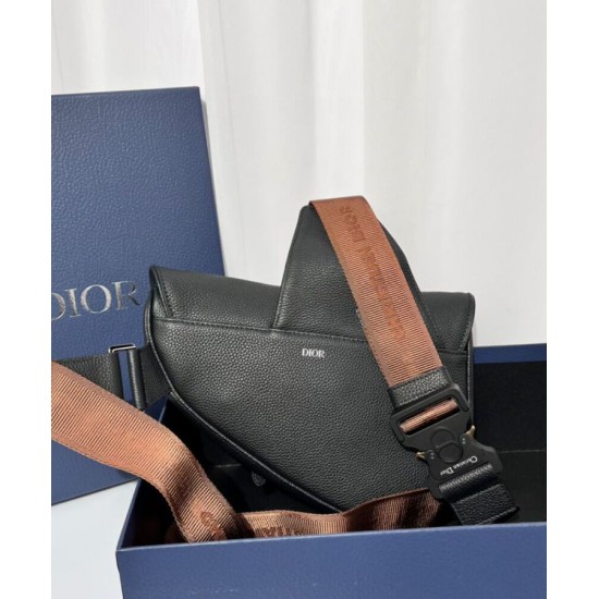 Replica Christian Dior Cactus Jack Dior Saddle Bag Black