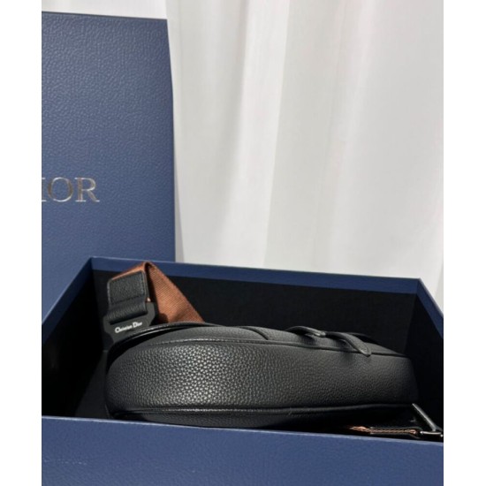 Replica Christian Dior Cactus Jack Dior Saddle Bag Black