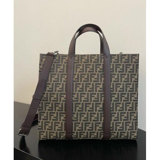 Replica Shopper Bag 7VA390 Coffee