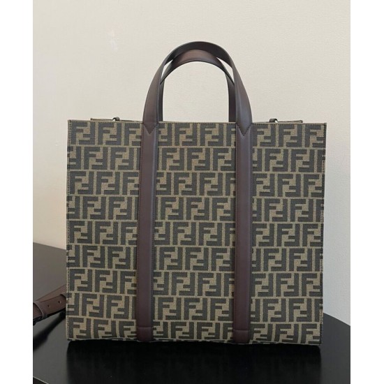 Replica Shopper Bag 7VA390 Coffee