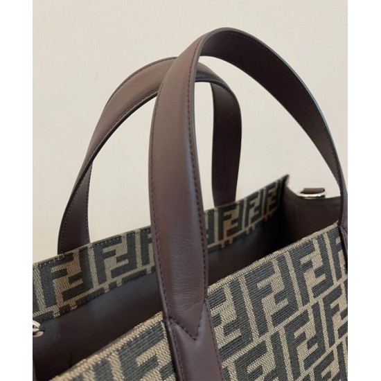 Replica Shopper Bag 7VA390 Coffee