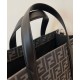 Fake Shopper Bag 7VA390 Black Replica