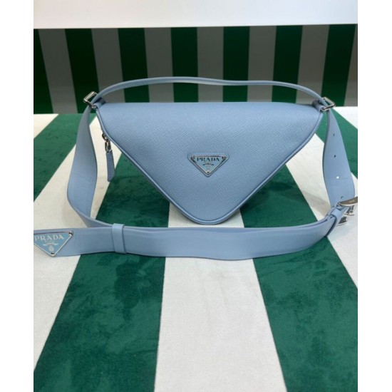 Replica Prada Saffiano Belt Bag Blue