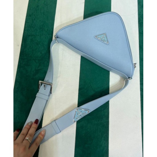 Replica Prada Saffiano Belt Bag Blue