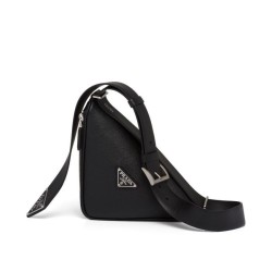 Replica Prada Saffiano Belt Bag Black