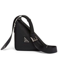 Replica Prada Saffiano Belt Bag Black