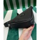 Replica Prada Saffiano Belt Bag Black