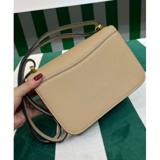 Replica Prada Saffiano Shoulder Bag Apricot