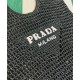 Fake Prada Raffia Tote Bag Black Replica