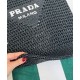 Fake Prada Raffia Tote Bag Black Replica