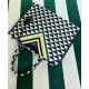 Replica Prada Symbole Jacquard Fabric Handbag Dark Blue