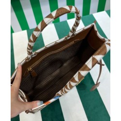 Replica Prada Symbole Jacquard Fabric Handbag Coffee Replica Prada Symbole Jacquard Fabric Handbag Coffee