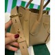 Replica Prada Double Saffiano Leather Mini Bag Apricot