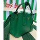 Replica Prada Double Saffiano Leather Mini Bag Green