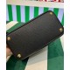 Fake Prada Double Saffiano Leather Mini Bag Black Replica
