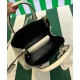Replica Prada Double Saffiano Leather Mini Bag Cream