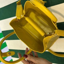 Replica Prada Double Saffiano Leather Mini Bag Yellow