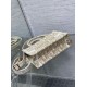 Replica Dior Mini Book Tote with Strap Gold-Tone Dior Oblique Embroidery Replica Dior Mini Book Tote with Strap Gold-Tone Dior Oblique Embroidery