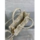Replica Dior Mini Book Tote with Strap Gold-Tone Dior Oblique Embroidery Replica Dior Mini Book Tote with Strap Gold-Tone Dior Oblique Embroidery