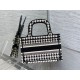 Fake Dior Mini Book Tote Bag Micro Houndstooth Embroidery Replica Replica Dior Mini Book Tote Bag Micro Houndstooth Embroidery