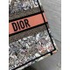 Replica Dior Medium Book Tote Bag Butterfly Around The World Embroidery
