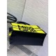 Replica Dior Medium Book Tote Bag Yellow and Blue Miss Dior Graffiti Embroidery