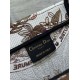 Fake Dior Medium Book Tote Bag Dior 4 Saisons Hiver Soleil Embroidery Replica