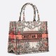 Replica Dior Medium Book Tote Bag Dior 4 Saisons Printemps Soleil Embroidery