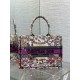 Replica Dior Medium Book Tote Bag Dior 4 Saisons Été Soleil Embroidery