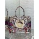 Replica Dior Medium Book Tote Bag Dior 4 Saisons Été Soleil Embroidery