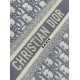Fake Dior Small Book Tote Bag with Strap Grey Dior Oblique Replica