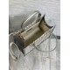 Fake Dior Small Book Tote Bag with Strap Grey Dior Oblique Replica