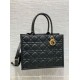 Replica Dior Medium Book Tote Bag with Strap Black Macrocannage Calfskin Fake Dior Medium Book Tote Bag with Strap Black Macrocannage Calfskin Replica