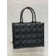 Replica Dior Medium Book Tote Bag with Strap Black Macrocannage Calfskin Fake Dior Medium Book Tote Bag with Strap Black Macrocannage Calfskin Replica