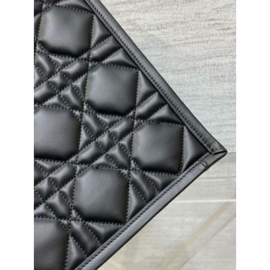 Replica Dior Medium Book Tote Bag with Strap Black Macrocannage Calfskin Fake Dior Medium Book Tote Bag with Strap Black Macrocannage Calfskin Replica