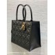 Replica Dior Medium Book Tote Bag with Strap Black Macrocannage Calfskin Fake Dior Medium Book Tote Bag with Strap Black Macrocannage Calfskin Replica