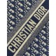Replica Dior Medium Book Tote Bag with Strap Blue Dior Oblique
