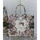 Fake Dior Large Book Tote Bag Dior 4 Saisons Automne Soleil Embroidery Replica