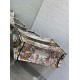 Fake Dior Large Book Tote Bag Dior 4 Saisons Automne Soleil Embroidery Replica