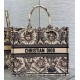 Fake Dior Large Book Tote Bag Beige Toile de Jouy Soleil Embroidery Replica