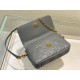 Replica Dior Caro Pouch Cloud Blue Cannage Calfskin