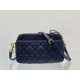 Replica Dior Caro Pouch Black Cannage Calfskin Replica Dior Caro Pouch Black Cannage Calfskin